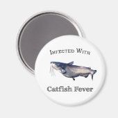 mit Fieber infiziert Magnet (Vorderseite/Rückseite)