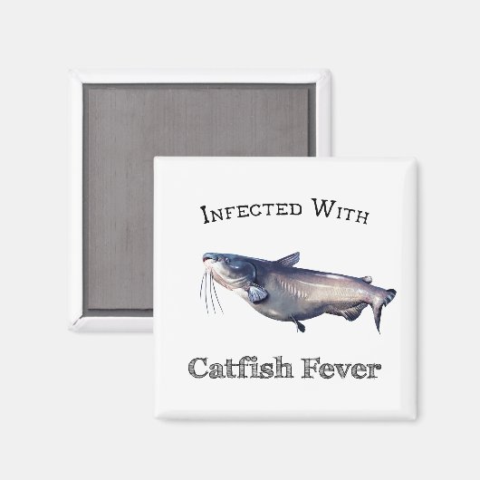 mit Fieber infiziert Magnet (Vorderseite/Rückseite)