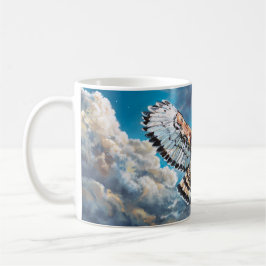 mit Flügeln als Adler - Kaffeetasse