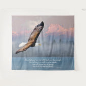 Mit Flügeln wie Adles Fine Art aufwarten Wandteppich (Vorderseite (Horizontal))