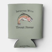 mit Forellenfieber infiziert Dosenkühler (Vorderseite)