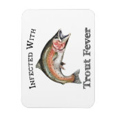 mit Forellenfieber infiziert Magnet (Vertikal)