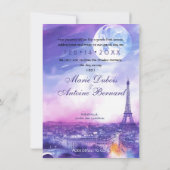 Mit Foto Amour Éternel Save-the-Date-Karte Save The Date (Rückseite)