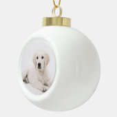 mit Foto-Begleiter-Gedenkstätte Keramik Kugel-Ornament (Rechts)