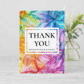 ❤️ mit Foto Danke Ethereal Bloom (Stehend Vorderseite)