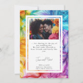 ❤️ mit Foto Danke Ethereal Bloom (Rückseite)