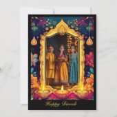 Mit Foto Diwali Nachtglühen (Vorderseite)