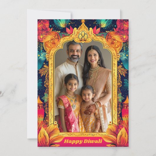 Mit Foto Diwali Splendor (Vorderseite)