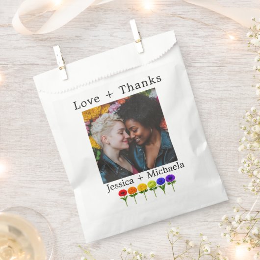 🌈💍 Mit Foto Gemeinsam Erblühen Geschenktütchen (Ausgeschnitten)