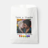 🌈💍 Mit Foto Gemeinsam Erblühen Geschenktütchen (Vorderseite)
