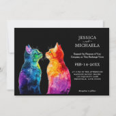 🌈 mit Foto, genau in deiner Hand: Eine Regenbogen Einladung (Vorderseite)