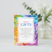 Mit Foto GIFT-Karte ätherischer Blüte Begleitkarte (Stehend Vorderseite)