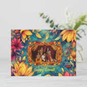 Mit Foto Happy Diwali (Stehend Vorderseite)