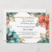 Mit Foto Hibiskus Serenade Paradies Einladung (Vorderseite)