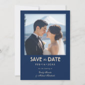Mit Foto Japonesque Harmonie mit Fuji Save The Date (Vorderseite)