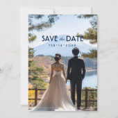 Mit Foto Japonesque Harmonie mit Fuji Save The Date (Vorderseite)