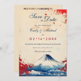 Mit Foto Japonesque Harmonie mit Fuji Save The Date