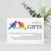 Mit Foto LGBTQ+ Hinweis auf Geschenke Rainbow Love Begleitkarte (Stehend Vorderseite)