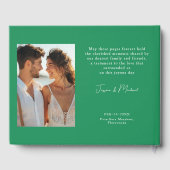 💍 mit Foto Passiflora Ruhe Gästebuch (Rückseite)