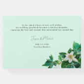 💍 mit Foto, Pastell Passiflora Gästebuch (Rückseite)