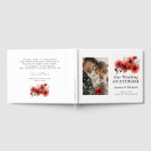 Mit Foto Scarlet Petal Serenade Gästebuch (Voll)