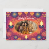 Mit Foto und benutzerdefiniertem Text Lotus Light  Einladung (Vorderseite)