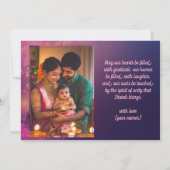 Mit Foto und benutzerdefiniertem Text Twilight Kee Einladung (Rückseite)