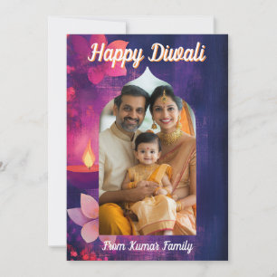 Mit Foto und benutzerdefiniertem Textglühen & Sage Einladung