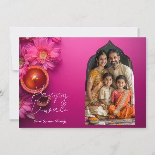 Mit Foto- und benutzerdefinierter Radikalkarte & R Einladung (Vorderseite)