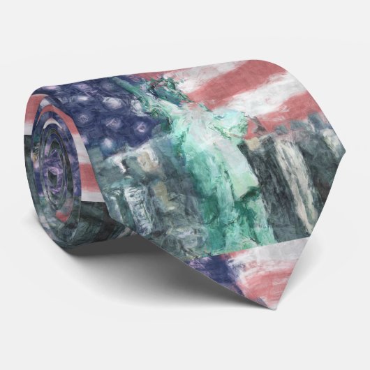 Mit Freiheit gesegnet Krawatte (Gerollt)