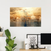 Mit Freude bekleidet Poster (Heimbüro)