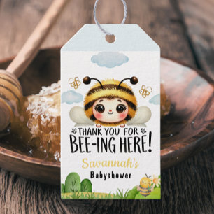 Mit Freude zittern: Personalisierte Babydusche Geschenkanhänger