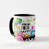 Mit Freunden zu teilen Spaß-Cartoon-Kaffee-Tasse, Tasse (Vorderseite Links)