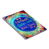 Mit freundlichem Herzen Inspirivity Hübsch Inspira Notizblock (Rechte Seite)