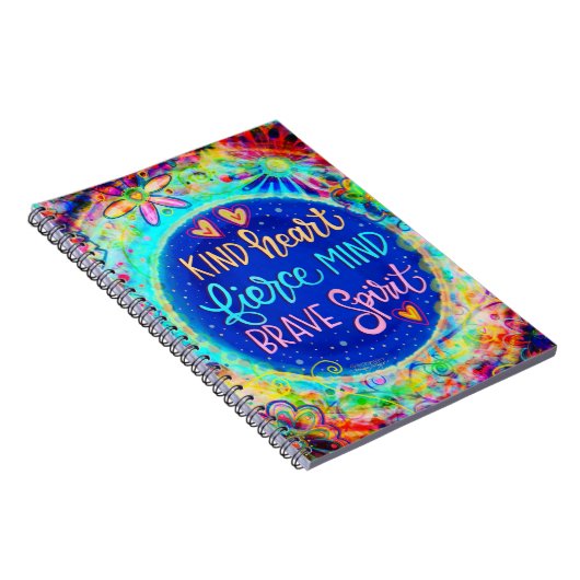 Mit freundlichem Herzen Inspirivity Hübsch Inspira Notizblock (Rechte Seite)