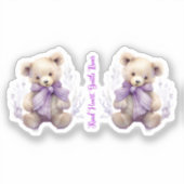 Mit freundlichem Herzen sanfte Bärenaufkleber - Ni Aufkleber (Vorderseite)