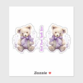 Mit freundlichem Herzen sanfte Bärenaufkleber - Ni Aufkleber