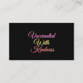 Mit freundlichem Magnet geimpft Visitenkarte (Vorderseite)