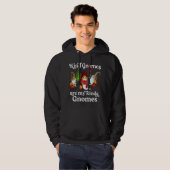 Mit freundlichen Gnomen bin mein Kinda Gnome Buffa Hoodie (Vorne ganz)