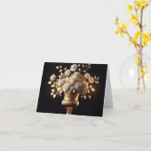 Mit freundlichen Grüßen Karte (Gelbe Blume)