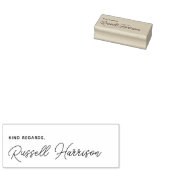 Mit freundlichen Rückwürfen Signatur Gummistempel (Stempel)