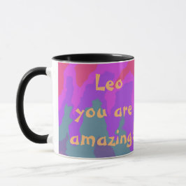 Mit freundlichen Worten Cool Künstlerische Erschei Tasse