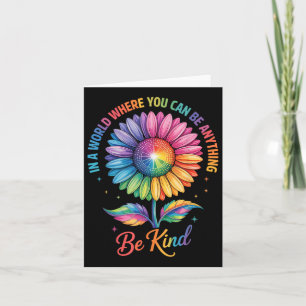 Mit freundlicher Blume Rainbow Lgbtq Trans Biual G Karte