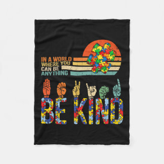 Mit freundlicher Hand Gebärdensprache Asl Puzzle A Fleecedecke