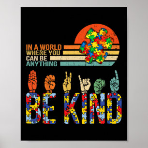 Mit freundlicher Hand Gebärdensprache Asl Puzzle A Poster