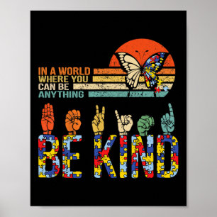 Mit freundlicher Hand Gebärdensprache Asl Puzzle A Poster