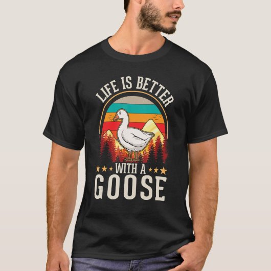 mit Gänse-Bauer Gänse T-Shirt (Vorderseite)