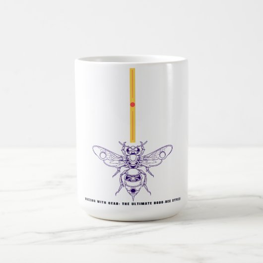 Mit Gear zaubern: Robo-Bee Style! Kaffeetasse (Mittel)
