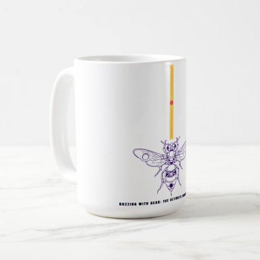 Mit Gear zaubern: Robo-Bee Style! Kaffeetasse (Vorderseite Links)