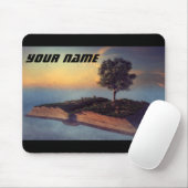 Mit Gedanken schweben Mousepad (Mit Mouse)